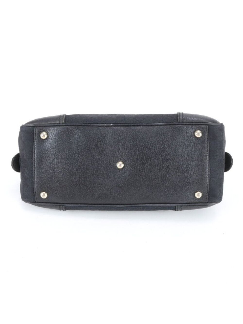 Gucci Principe GG Canvas Leather Tote Shoulder Hand Black - Picture 6 of 9